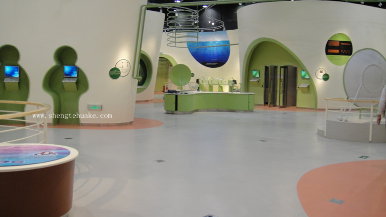 中國(guó)科學(xué)技術(shù)館橡膠地板工程實(shí)圖