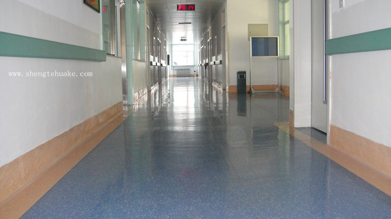 山西陽煤集團總醫(yī)院橡膠地板工程實圖