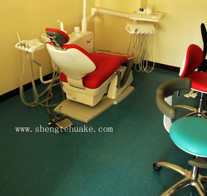 北京佳容口腔門(mén)診橡膠地板工程實(shí)圖