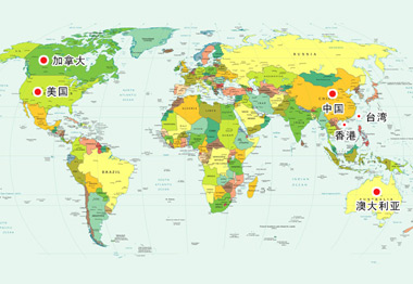 國(guó)外銷售網(wǎng)絡(luò)圖